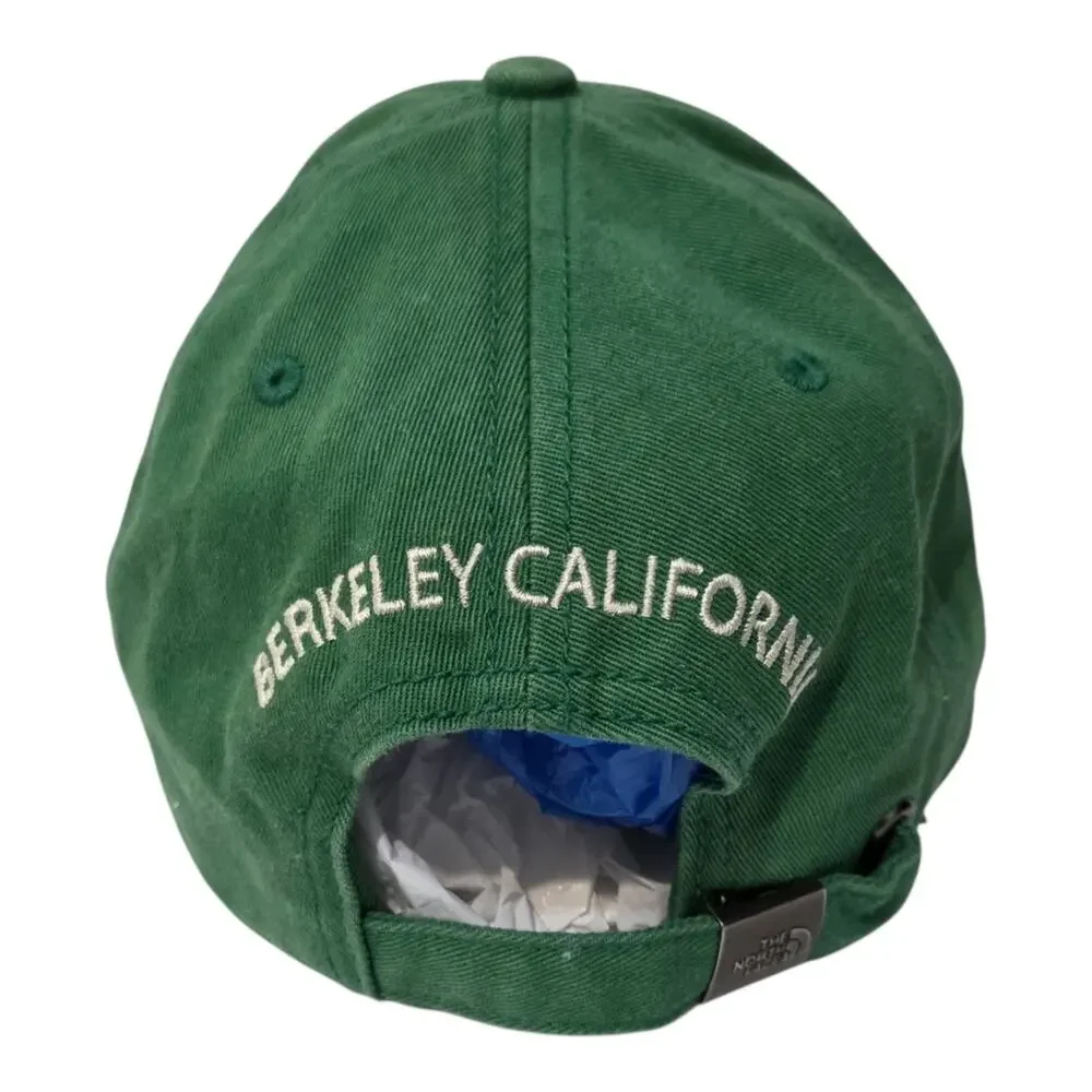 The North Face Berkeley California Hat Cap Green Cotton Adjustable Strapback